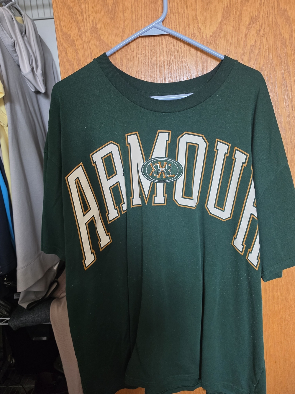 Under Armour Dark Green Graphic Logo Tee